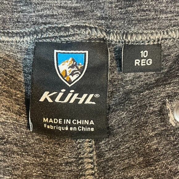 Kuhl Sweatpants Womens 10 Gray Nova Cargo Drawstring Lounge Hiking Outdoor Run - Picture 3 of 14